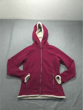 Kuhl  Hoodie Womens Medium Pink Alska Fleece Full Zip Jacket Sweater